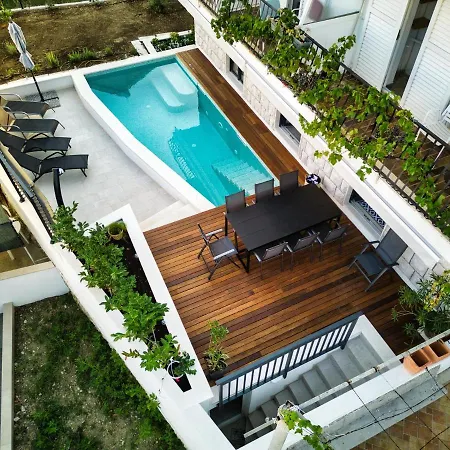 Nika With Private Heated Pool スラノ