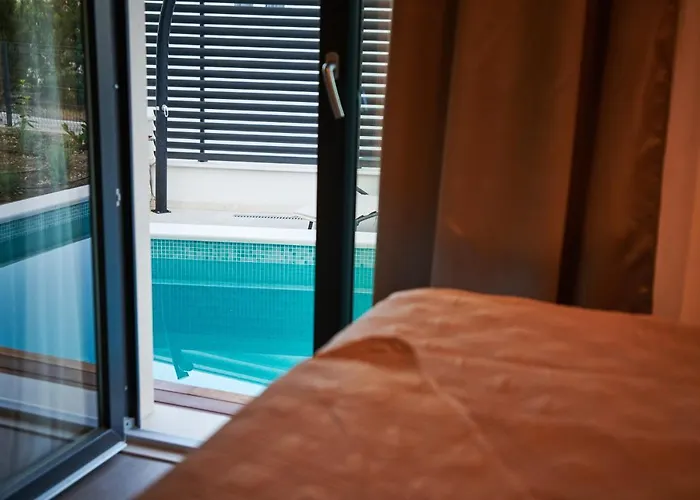 Nika With Private Heated Pool 别墅 斯拉诺